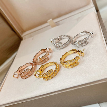 [Renovia Jewelry]SERPENTI EARRINGS DIAMOND