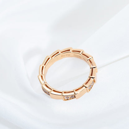 [Renovia Jewelry]SERPENTI RING PINK GOLD  3MM