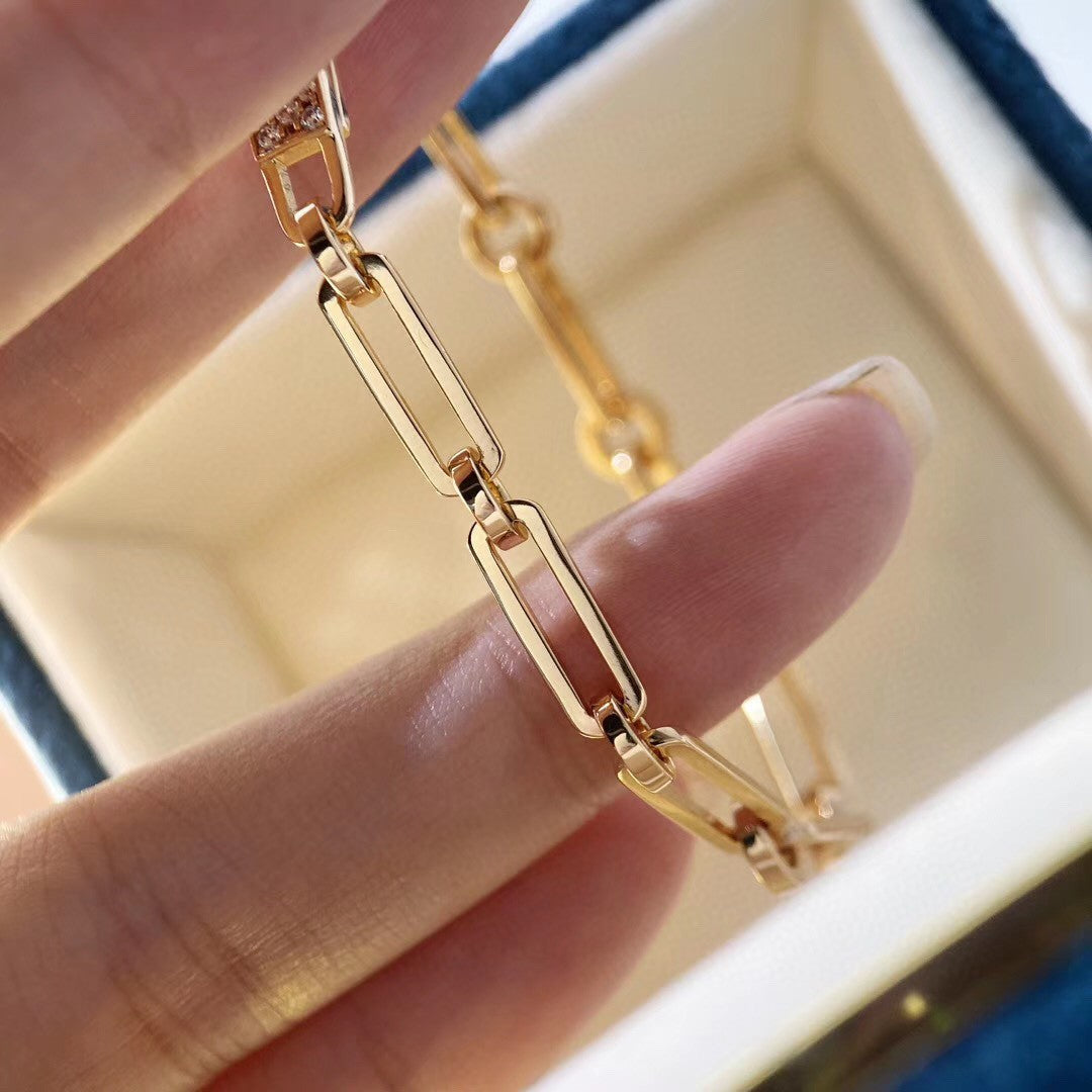 [Renovia Jewelry]CHAINE BRACELET SMALL MODEL DIAMOND