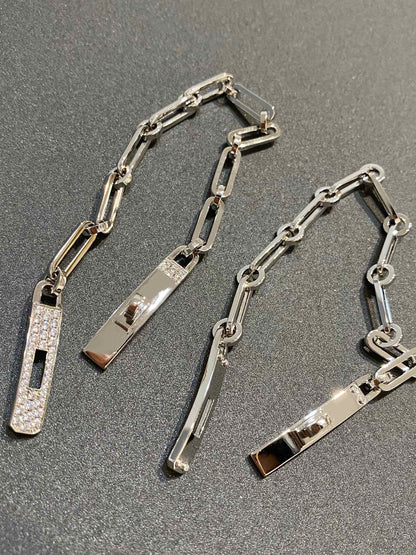 [Renovia Jewelry]CHAINE BRACELET SMALL MODEL DIAMOND