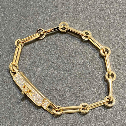 [Renovia Jewelry]CHAINE BRACELET SMALL MODEL DIAMOND