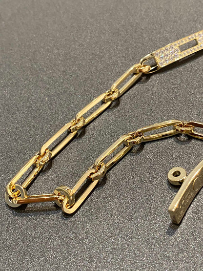 [Renovia Jewelry]CHAINE BRACELET SMALL MODEL DIAMOND