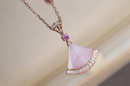 [Renovia Jewelry]DREAM NECKLACE PINK MOP DIAMOND