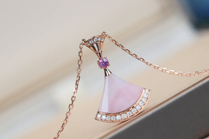 [Renovia Jewelry]DREAM NECKLACE PINK MOP DIAMOND