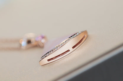 [Renovia Jewelry]DREAM NECKLACE PINK MOP DIAMOND
