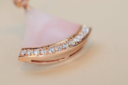 [Renovia Jewelry]DREAM NECKLACE PINK MOP DIAMOND