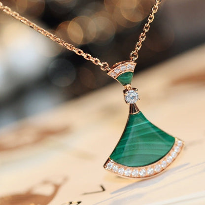 [Renovia Jewelry]DREAM NECKLACE MALACHITE DIAMOND