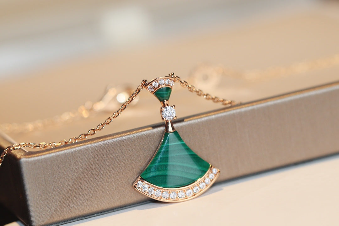 [Renovia Jewelry]DREAM NECKLACE MALACHITE DIAMOND