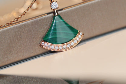 [Renovia Jewelry]DREAM NECKLACE MALACHITE DIAMOND