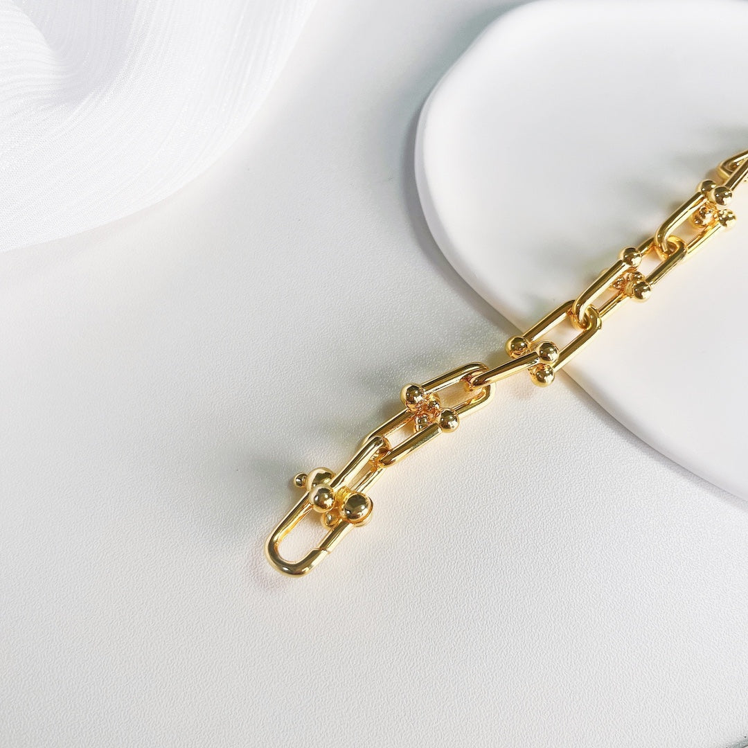 [Renovia Jewelry]HARDWEAR GOLD BRACELET