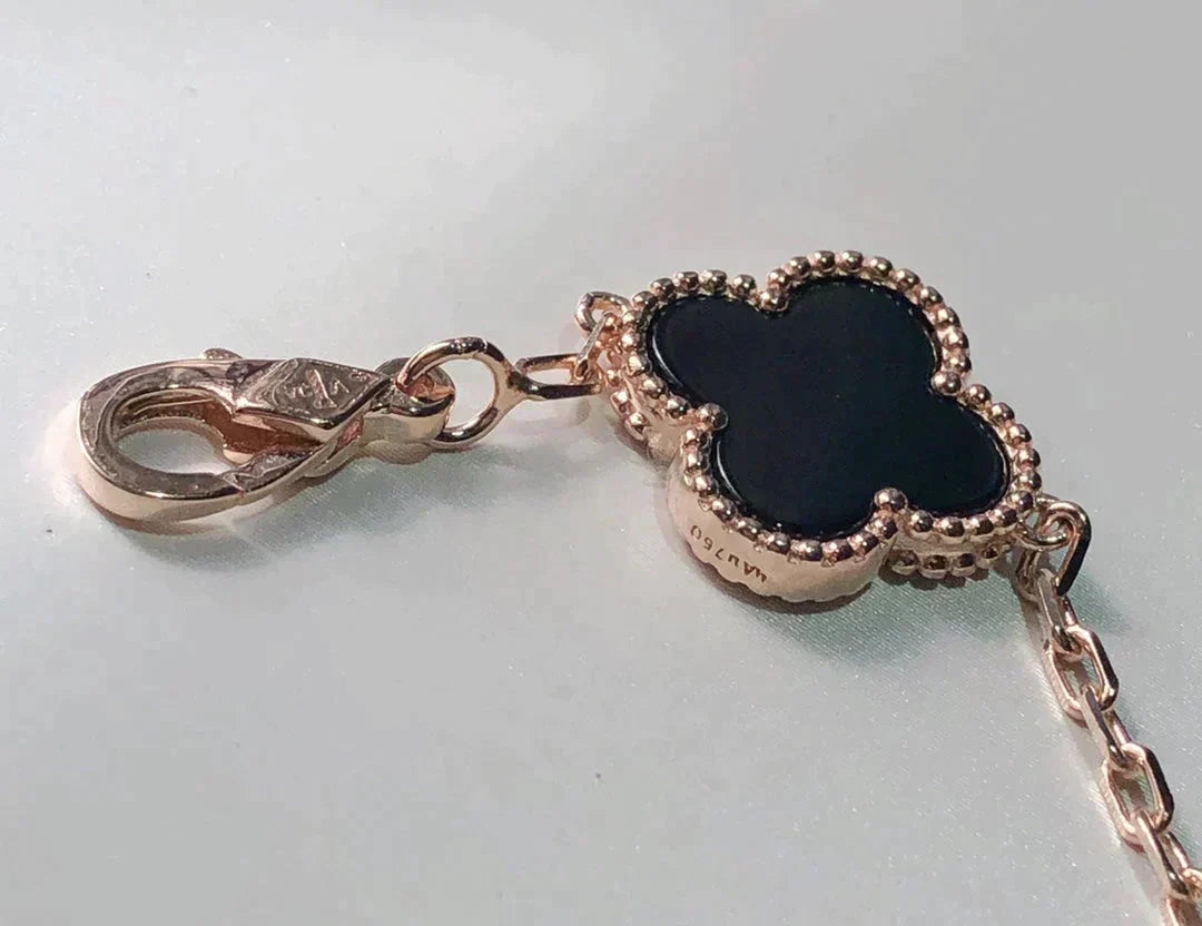 [Renovia Jewelry]CLOVER 5 MOTIFS MULTICOLOR BRACELET