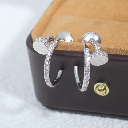 [Renovia Jewelry]JUSTE FULL DIAMOND SMALL EARRINGS