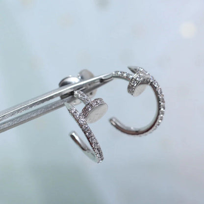 [Renovia Jewelry]JUSTE FULL DIAMOND SMALL EARRINGS