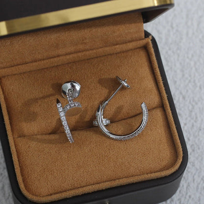 [Renovia Jewelry]JUSTE FULL DIAMOND SMALL EARRINGS