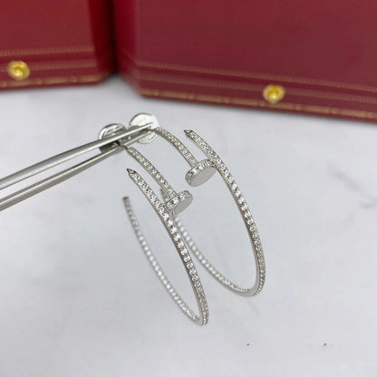 [Renovia Jewelry]JUSTE FULL DIAMOND LARGE EARRINGS