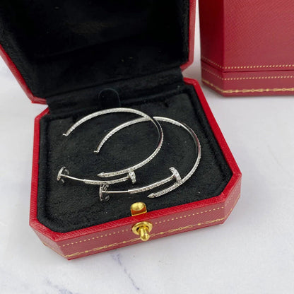 [Renovia Jewelry]JUSTE FULL DIAMOND LARGE EARRINGS