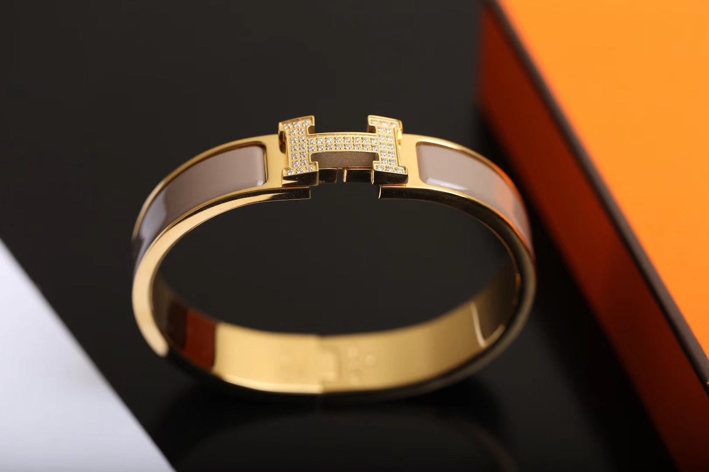 [Renovia Jewelry]H BRACELET GOLD DIAMOND