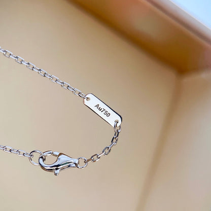 [Renovia Jewelry]CLOVER DIAMOND NECKLACE SILVER