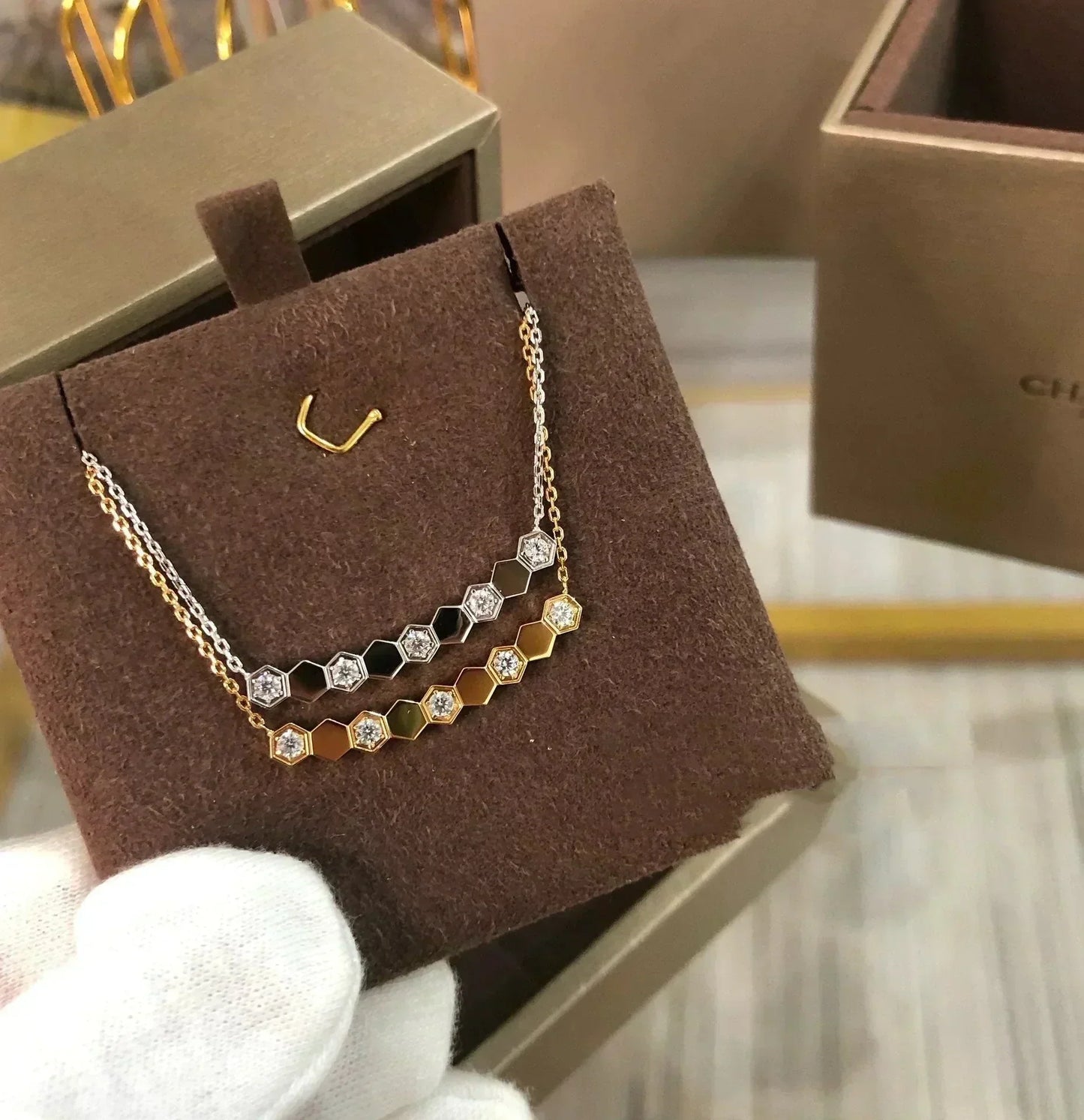 [Renovia Jewelry]BEE LOVE NECKLACE DIAMOND