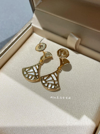 [Renovia Jewelry]DREAM MOP 1 DIAMOND EARRINGS