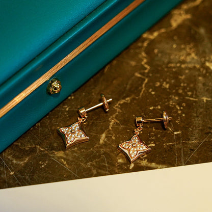 [Renovia Jewelry]STAR DIAMONDS EARRINGS GOLD