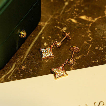 [Renovia Jewelry]STAR DIAMONDS EARRINGS GOLD
