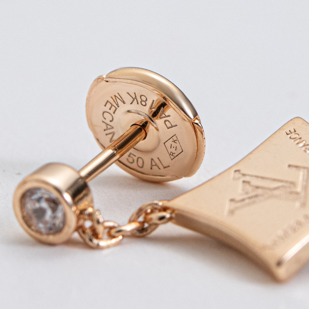 [Renovia Jewelry]STAR DIAMONDS EARRINGS GOLD