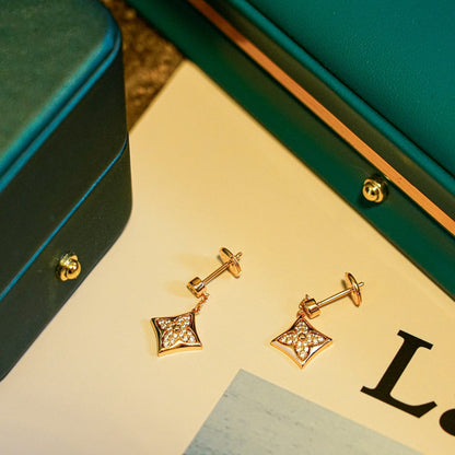 [Renovia Jewelry]STAR DIAMONDS EARRINGS GOLD
