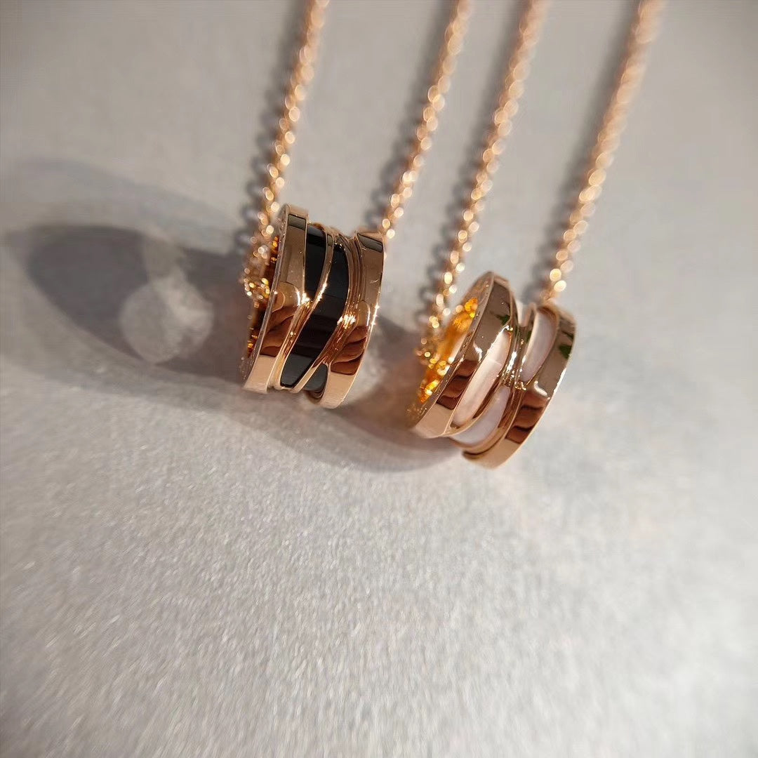 [Renovia Jewelry]ZERO 1 NECKLACE PINK GOLD
