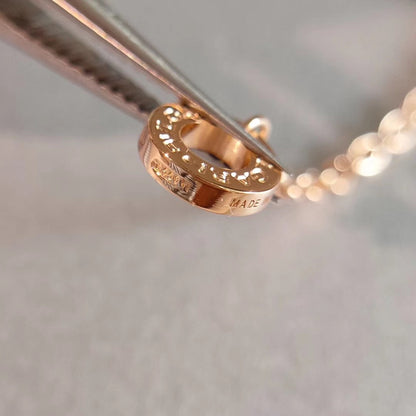 [Renovia Jewelry]ZERO 1 NECKLACE PINK GOLD