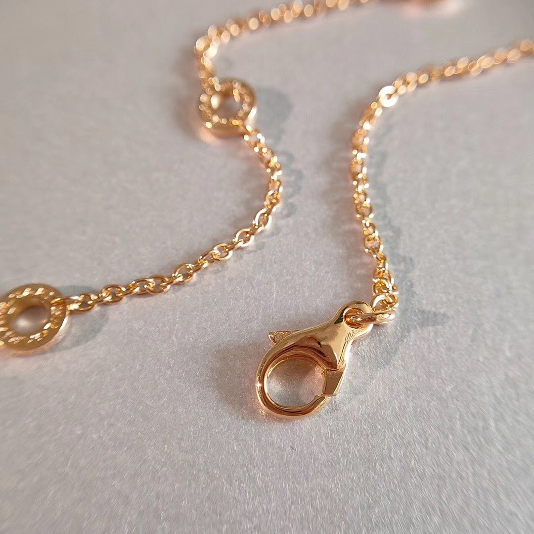 [Renovia Jewelry]ZERO 1 NECKLACE PINK GOLD