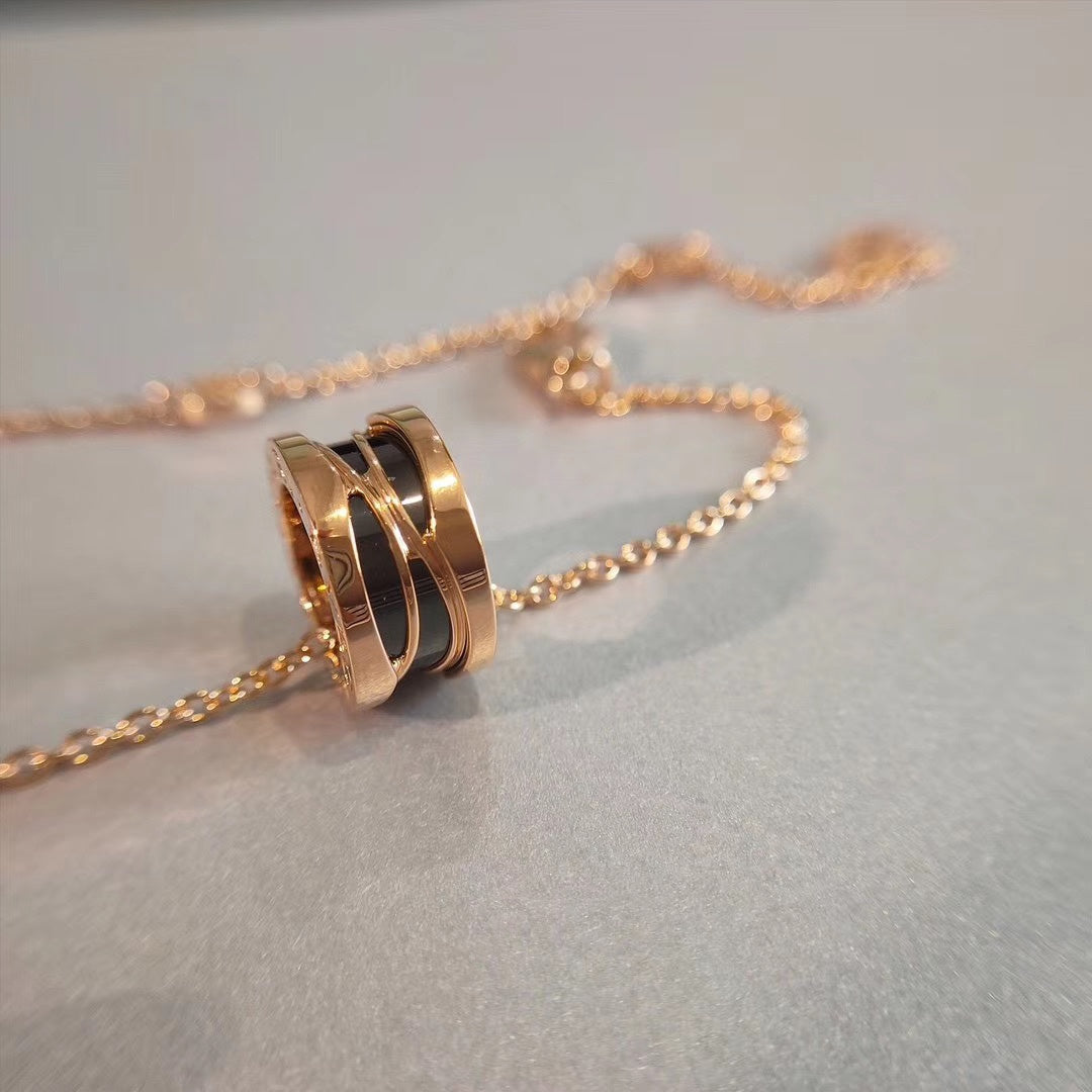 [Renovia Jewelry]ZERO 1 NECKLACE PINK GOLD