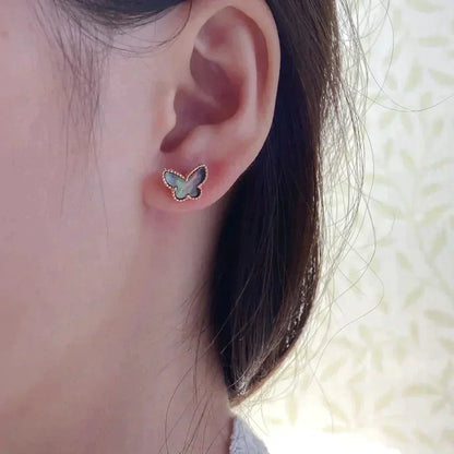 [Renovia Jewelry]BUTTERFLY DARK MOP  EARRINGS