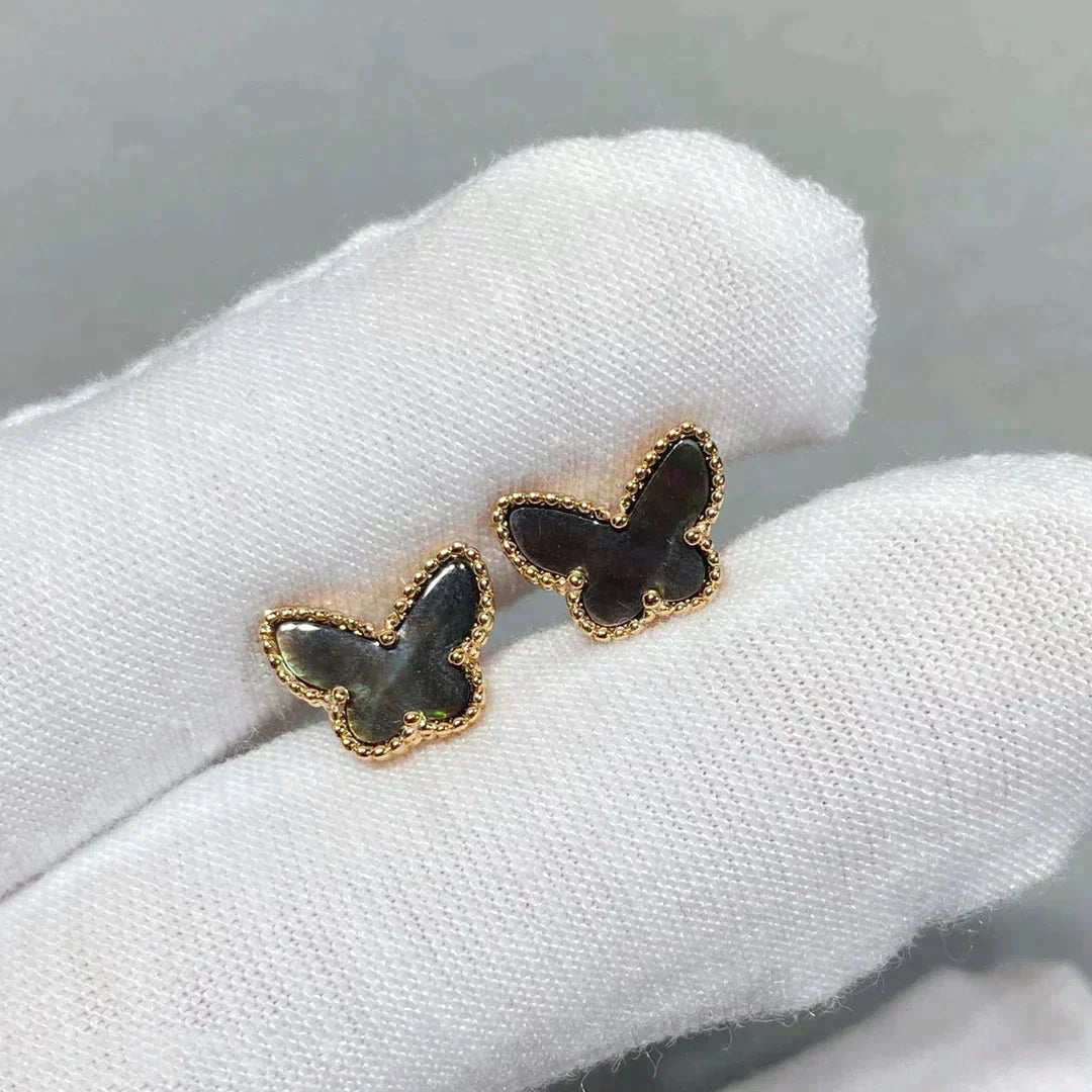 [Renovia Jewelry]BUTTERFLY DARK MOP  EARRINGS