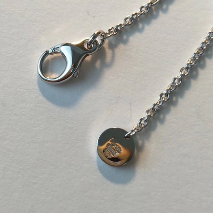[Renovia Jewelry]ZERO 1 BLACK CERAMIC SILVER NECKLACE