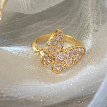 [Renovia Jewelry]BUTTERFLY DIAMOND RING