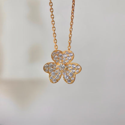 [Renovia Jewelry]FLOWER DIAMOND NECKLACE