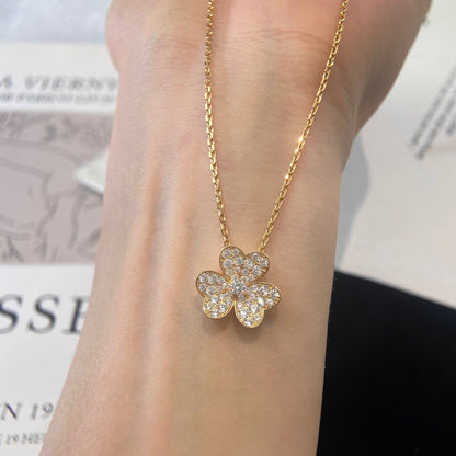 [Renovia Jewelry]FLOWER DIAMOND NECKLACE