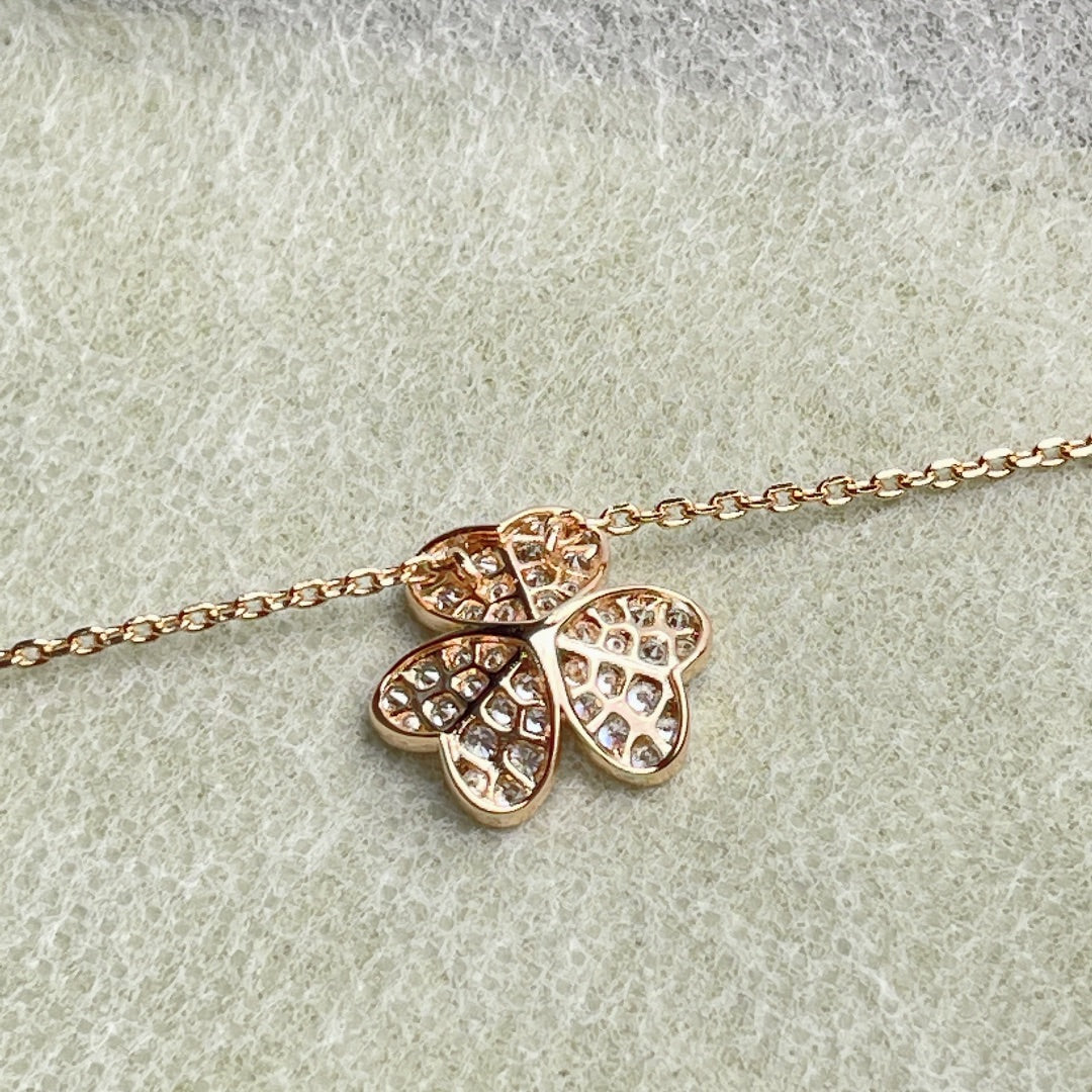 [Renovia Jewelry]FLOWER DIAMOND NECKLACE