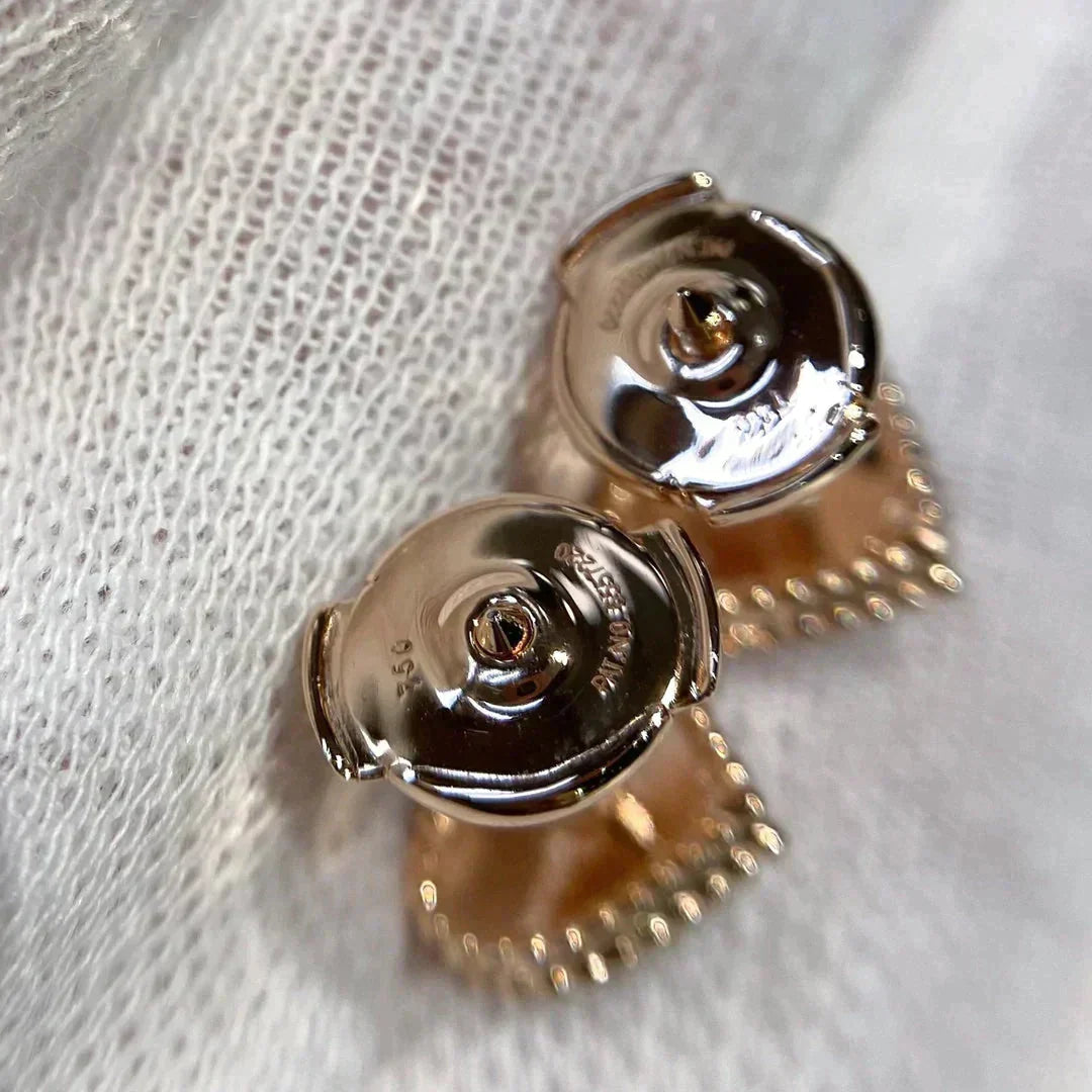 [Renovia Jewelry]HEART CARNELIAN STUD EARRINGS