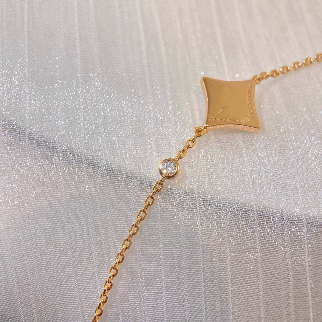[Renovia Jewelry]COLOR STAR PINK GOLD DIAMOND BRACELET