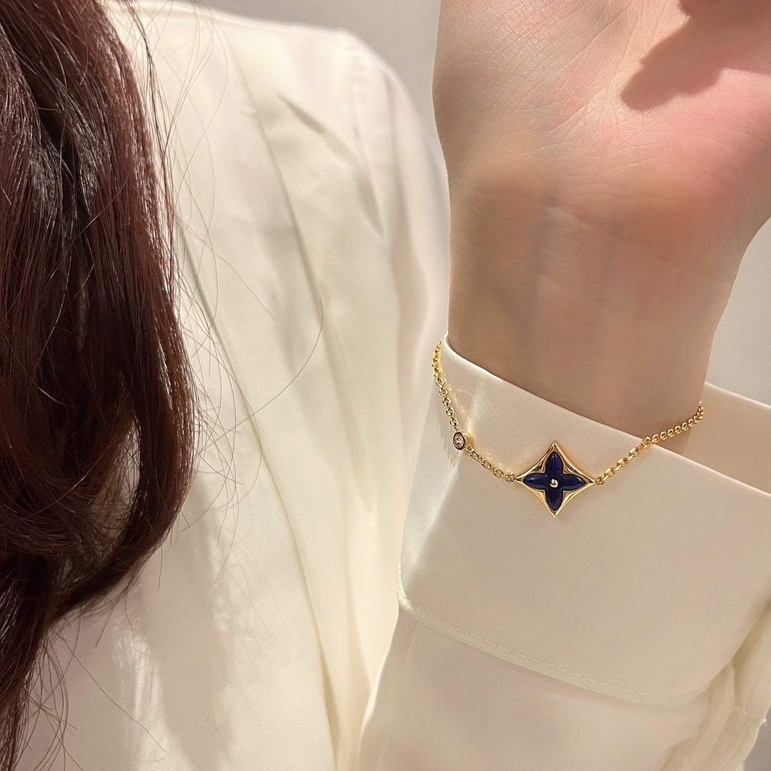 [Renovia Jewelry]COLOR STAR PINK GOLD DIAMOND BRACELET