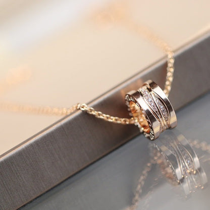 [Renovia Jewelry]ZERO 1 PINK GOLD DIAMOND NECKLACE