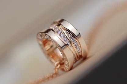 [Renovia Jewelry]ZERO 1 PINK GOLD DIAMOND NECKLACE
