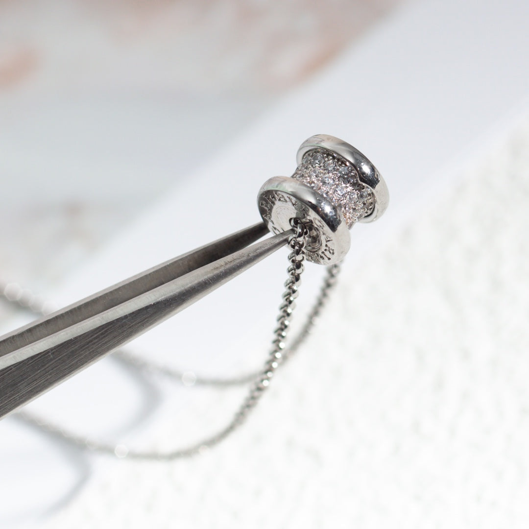[Renovia Jewelry]ZERO 1 SILVER DIAMOND NECKLACE