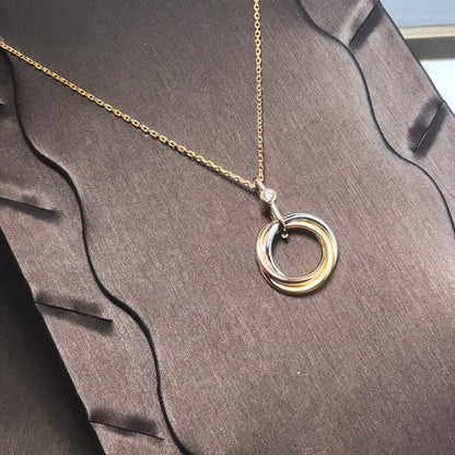 [Renovia Jewelry]TRINITY  NECKLACE 1 DIAMOND