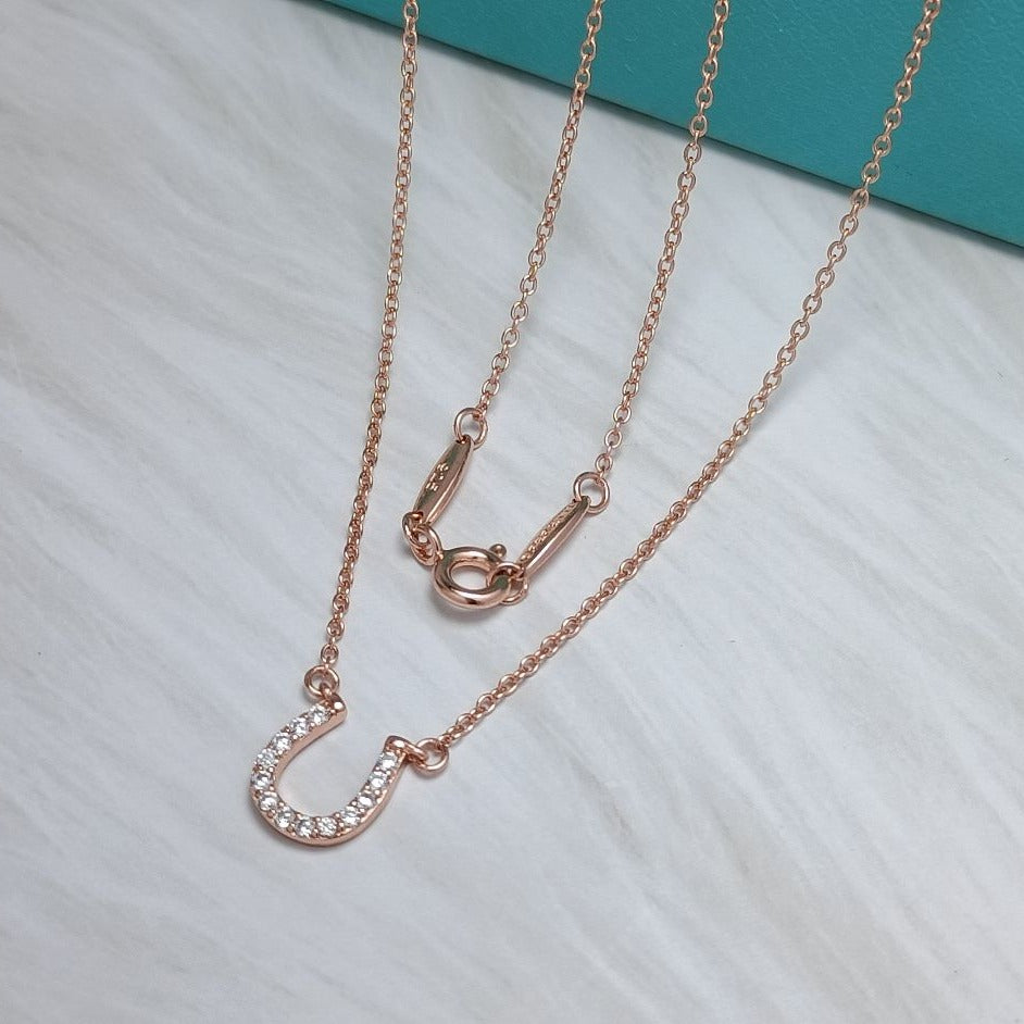 [Renovia Jewelry]U DIAMONDS PEDANT NECKLACE