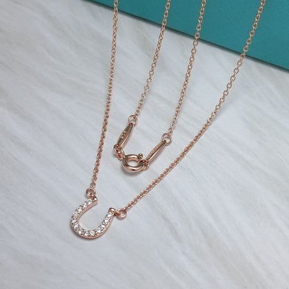 [Renovia Jewelry]U DIAMONDS PEDANT NECKLACE