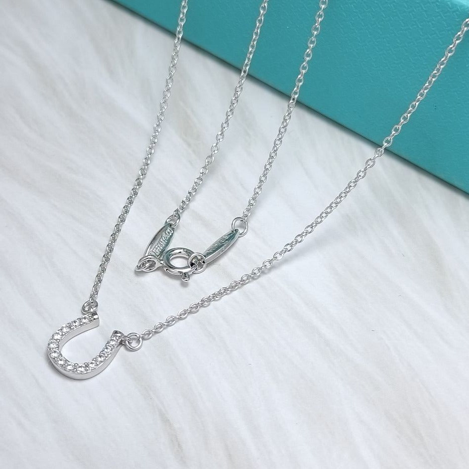 [Renovia Jewelry]U DIAMONDS PEDANT NECKLACE