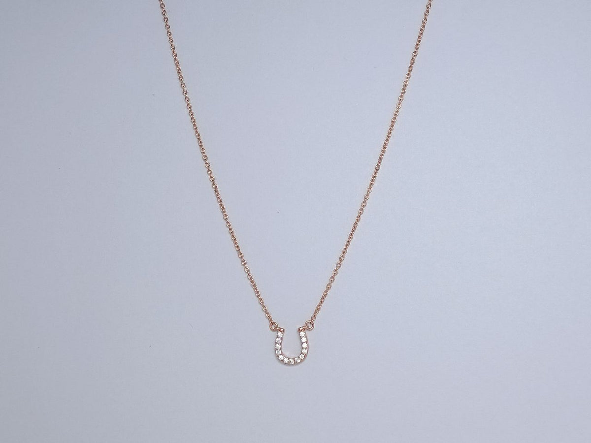 [Renovia Jewelry]U DIAMONDS PEDANT NECKLACE